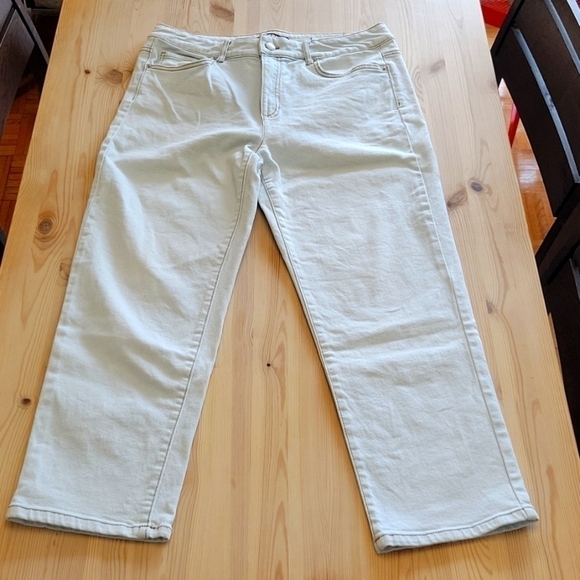 Joe Fresh High-waist Blueish White Jeans US 31 - Picture 1 of 8
